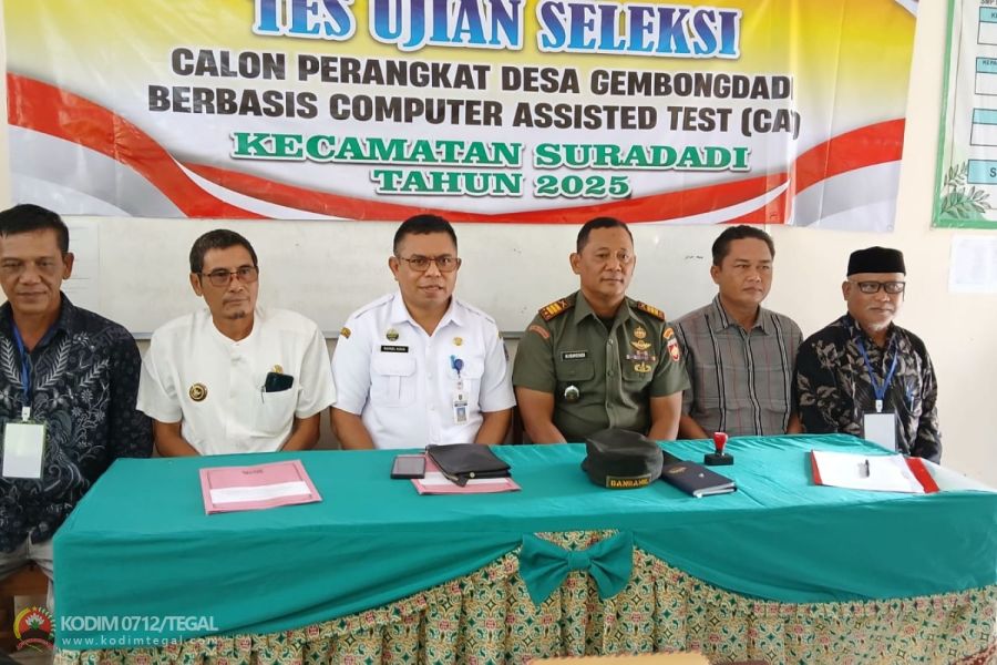 Kapten Kiswendi Hadir Dan Pantau Proses Seleksi Perangkat Desa Gembongdadi