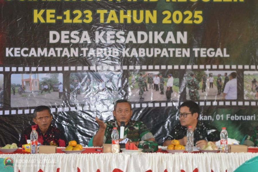 Persiapan Upacara TMMD Reg 123 Tahun 2025, DPMPPA Kabupaten Tegal Gelar Rapat Koordinasi