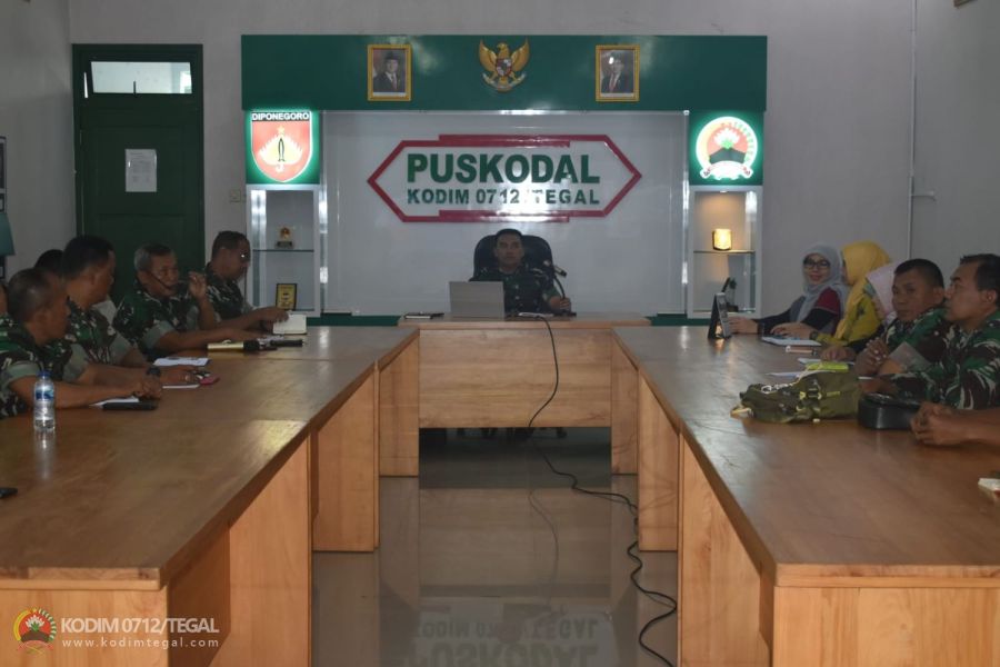 Kodim Tegal Gelar Briefing Kesiapan Pelaksanaan Upacara Pembukaan TMMD